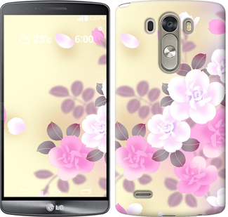 

Чехол Японские цветы для LG D855 189351