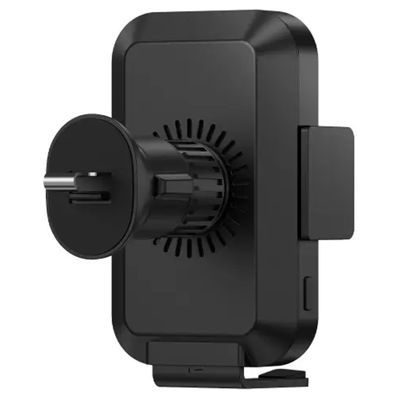 Автотримач з БЗП Baseus Halo Electric Wireless Charging Car Mount 15W (SUDD000001) (Black) в магазині vchehle.ua