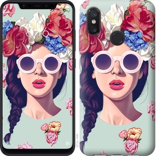 

Чохол Дівчина з квітами на Xiaomi Mi8 670105