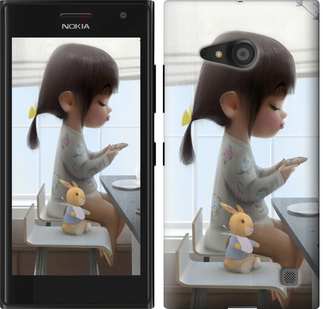 

Чохол Мила дівчинка з зайчиком на Nokia Lumia 730 636815