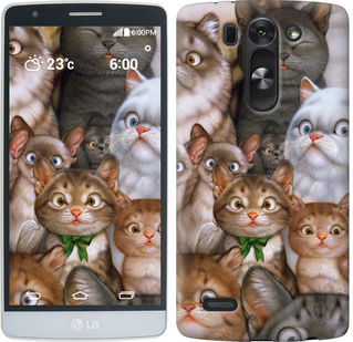 

Чехол коты для LG G3s D724 476469