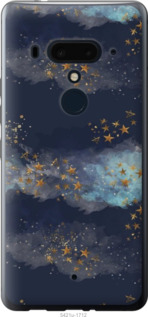 

Чехол Ночь золотые звезды для HTC U12 Plus 1406014