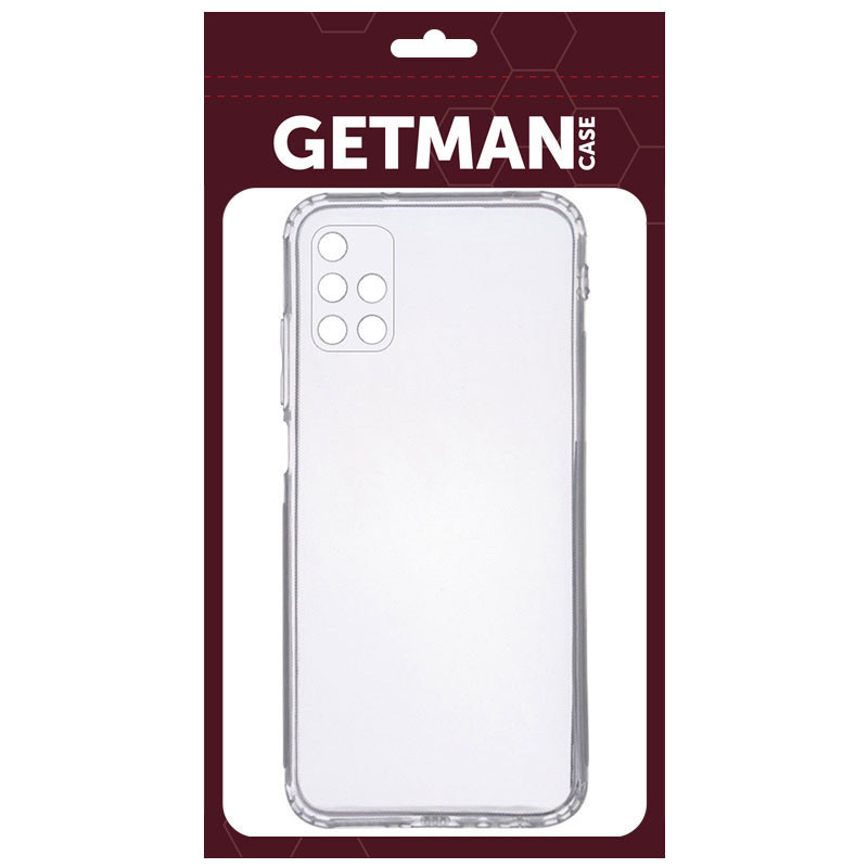 Фото TPU чехол GETMAN Clear 1,0 mm для Samsung Galaxy M51 (Бесцветный (прозрачный)) на vchehle.ua