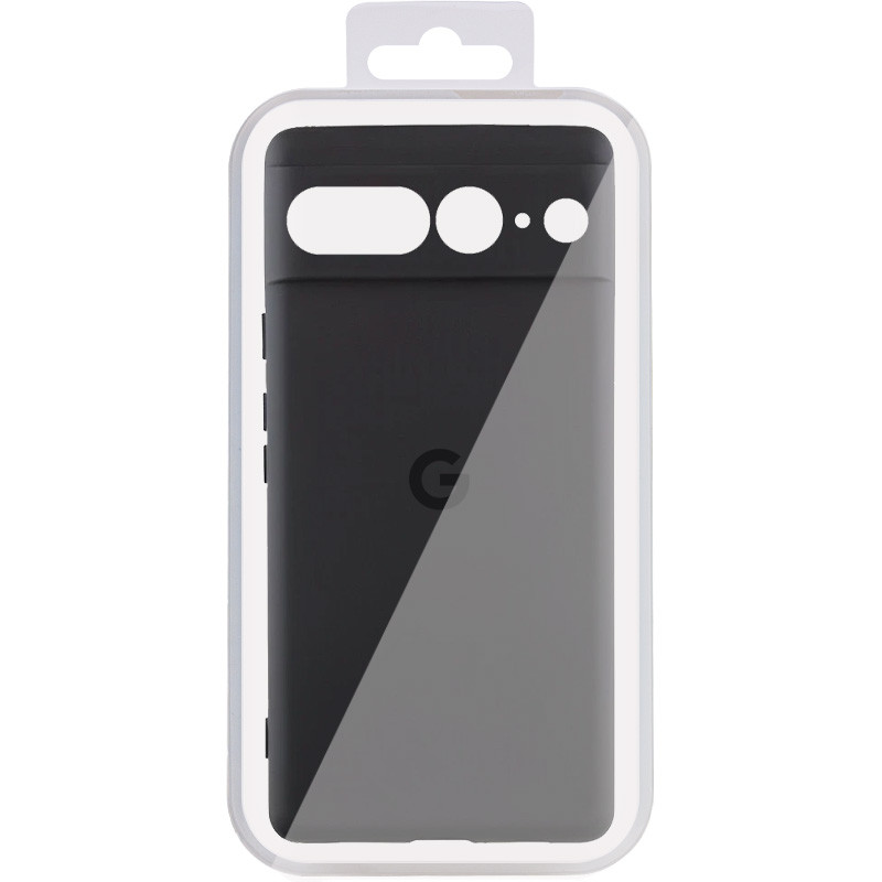 Чохол Silicone Cover Lakshmi Full Camera (AA) with logo на Google Pixel 7 Pro (Чорний / Black) в магазині vchehle.ua