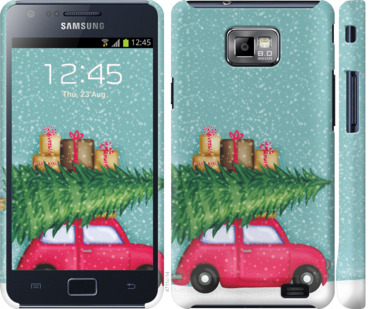 

Чехол Машина с подарками для Samsung Galaxy S2 i9100 867279