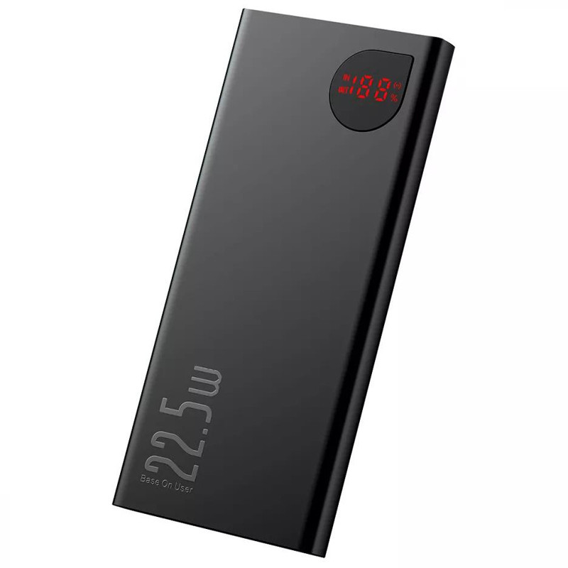 

Портативное зарядное устройство Baseus Adaman Metal QC 22.5W Overseas Edition 10000 mAh (PPAD070001) (Black) 1553564