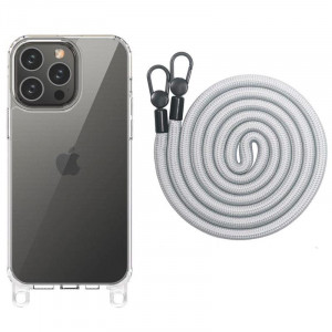 Чохол TPU Transparent with Straps на Apple iPhone 13 Pro Max (6.7")