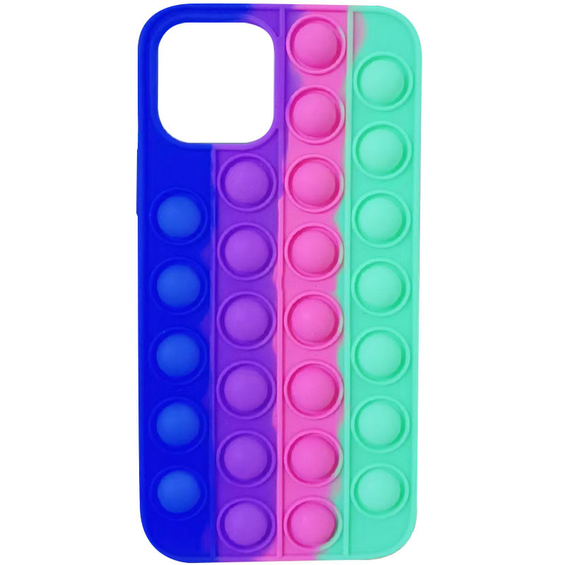 

Силиконовый 3D чехол-антистресс Pop it Bubble для Apple iPhone 11 Pro Max (6.5") (Ultra Violet / Spearmint) 1164135