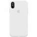 Чехол Silicone Case Full Protective (AA) для Apple iPhone X (5.8") / XS (5.8") (Белый / White)
