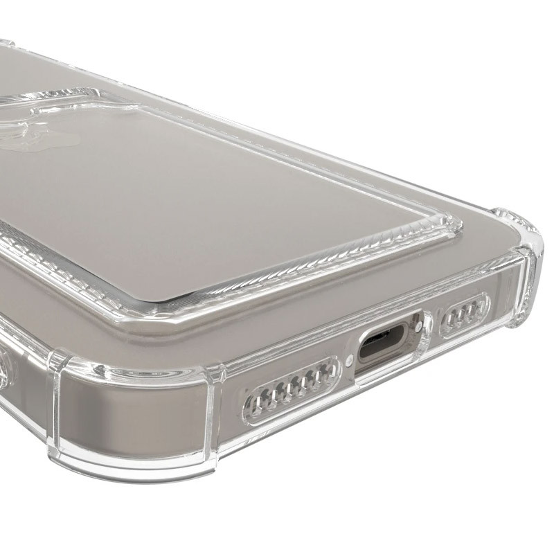 TPU+PC чохол Pocket Case на Apple iPhone 12 Pro Max (6.7") (Clear) в магазині vchehle.ua