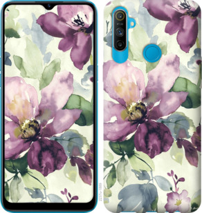 

Чохол Квіти аквареллю на Realme C3 932563