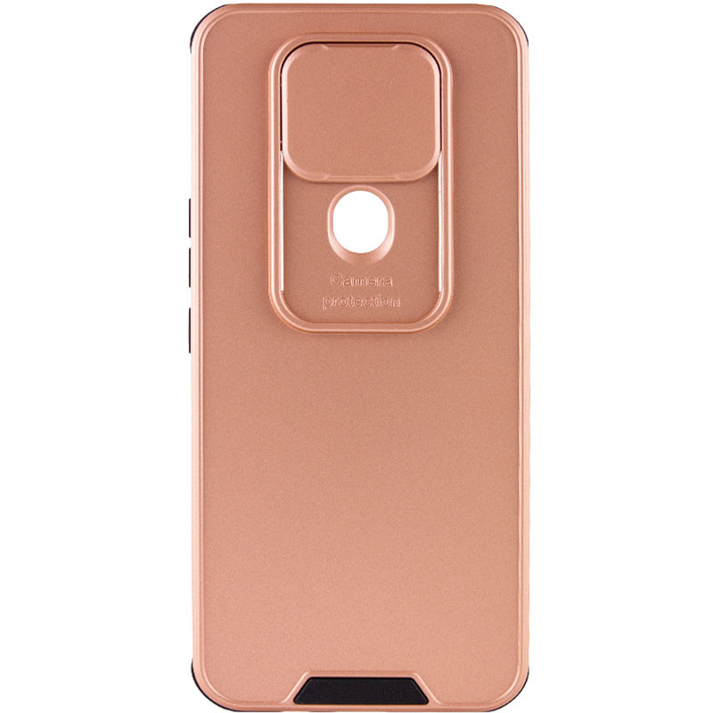 Фото TPU+PC чехол Lens series для TECNO Spark 6 (Rose Gold) на vchehle.ua