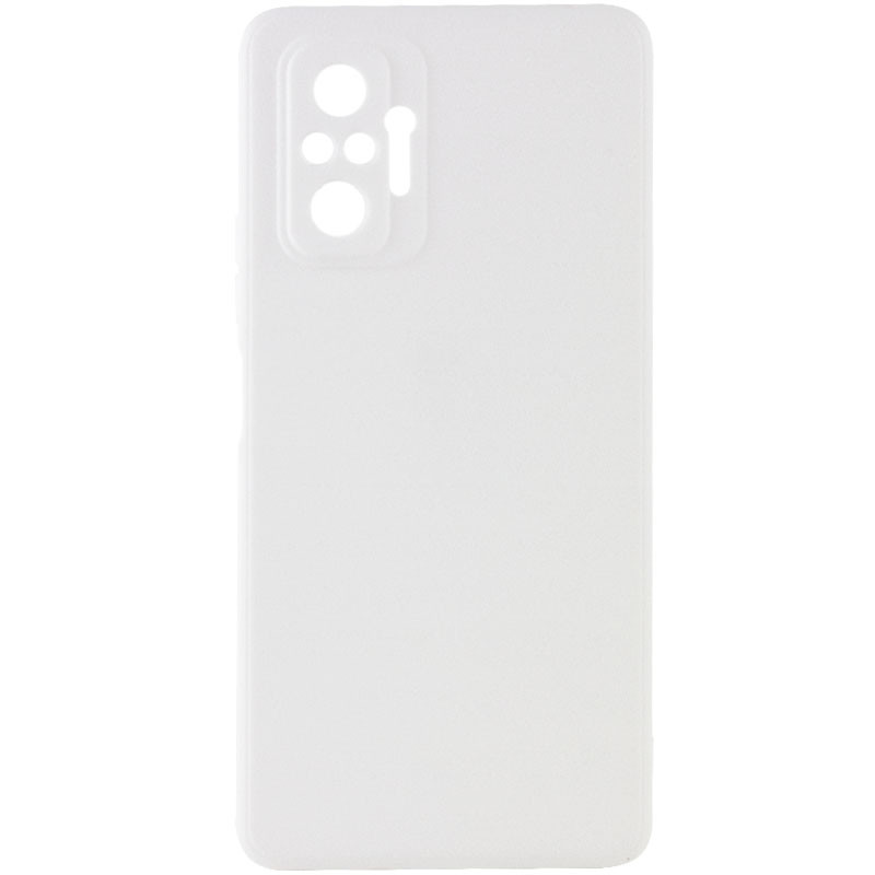 Силиконовый чехол Candy Full Camera для Xiaomi Redmi Note 10 Pro / 10 Pro Max (Белый / White)