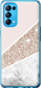 Чехол Пастельный мрамор для Oppo Reno5