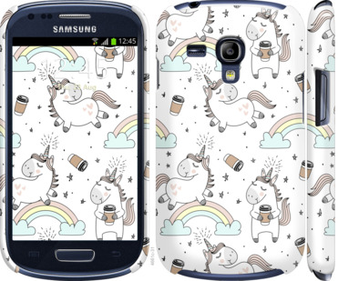 

Чехол Единорог и кофе для Samsung Galaxy S3 mini 840620