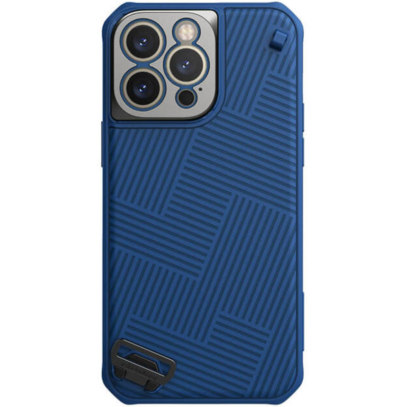 Купити Карбонова накладка Nillkin Strap Case на Apple iPhone 14 Pro Max (6.7") (Blue) на vchehle.ua