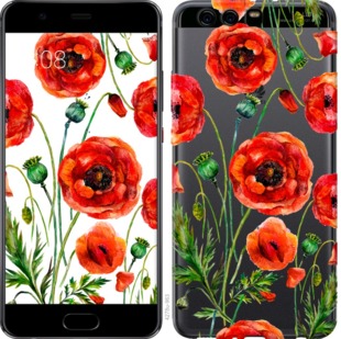 

Чохол Намальовані маки на Huawei P10 Plus 744145