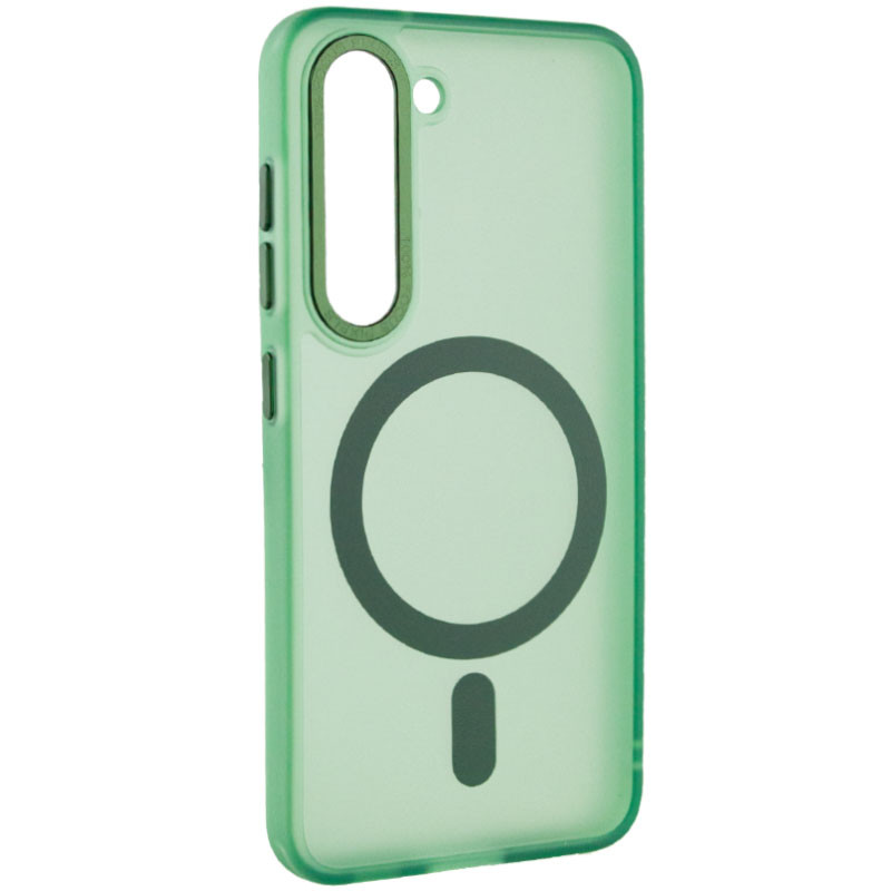 Чохол TPU Lyon frosted with Magnetic Safe на Samsung Galaxy S23 (Green)