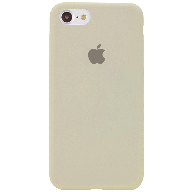 Чехол Silicone Case Full Protective (AA) для Apple iPhone 6/6s (4.7") (Бежевый / Antique White)