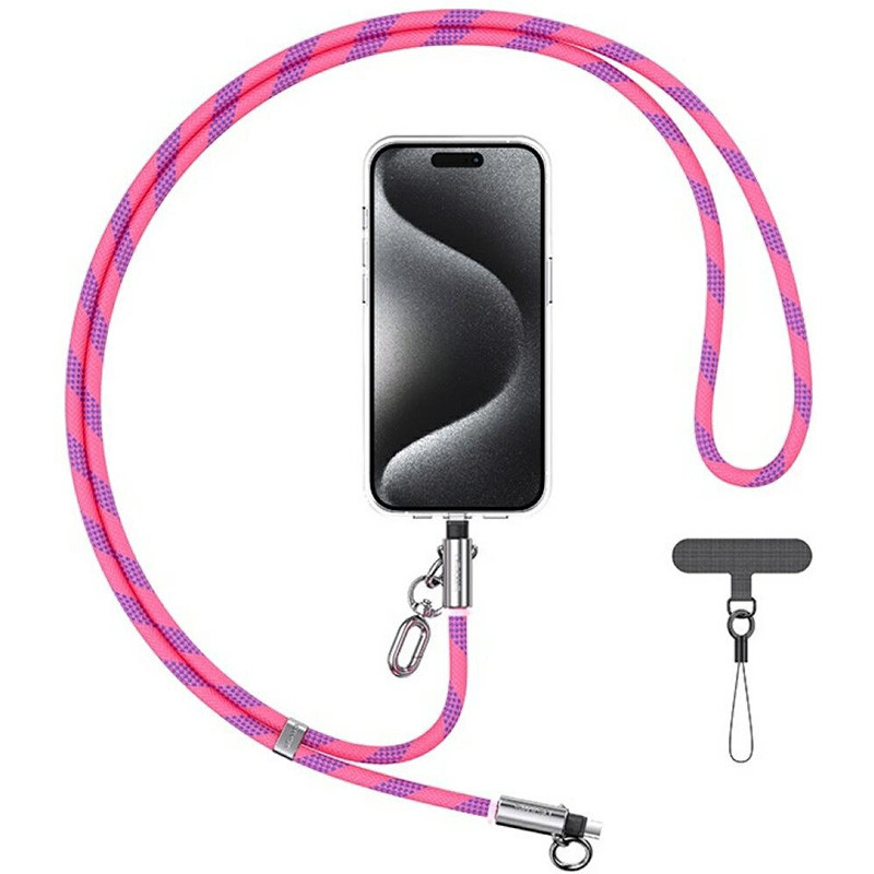 Дата кабель-шнурок Usams US-SJ746 Type-C to Lightning 30W (1.2m) (Pink)