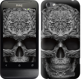 

Чохол skull-ornament на HTC One V t320e 348005