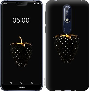 

Чехол Черная клубника для Nokia 7.1 687503