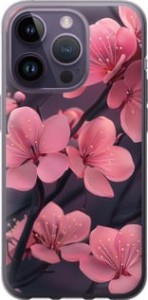 Чехол Пурпурная сакура для iPhone 14 Pro