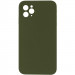 Silicone Case Square Full Camera Protective (AA) NOLOGO для Apple iPhone 11 Pro (5.8") (Зеленый / Dark Olive)