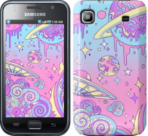 Чехол Розовая галактика для Samsung Galaxy S i9000