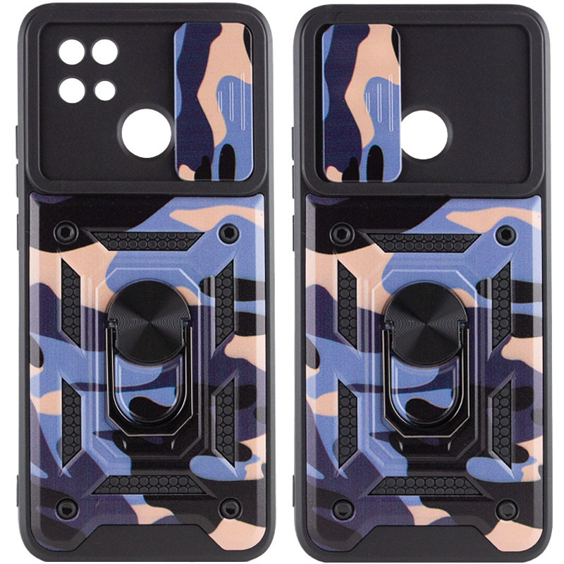 Ударостійкий чохол Camshield Serge Ring Camo на Xiaomi Redmi 9C / 10A (Фіолетовий / Army Purple)