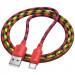 Фото Дата кабель Hoco X116 Meridian USB to Type-C 3A (1m) (Gradient Red Mix) в магазине vchehle.ua