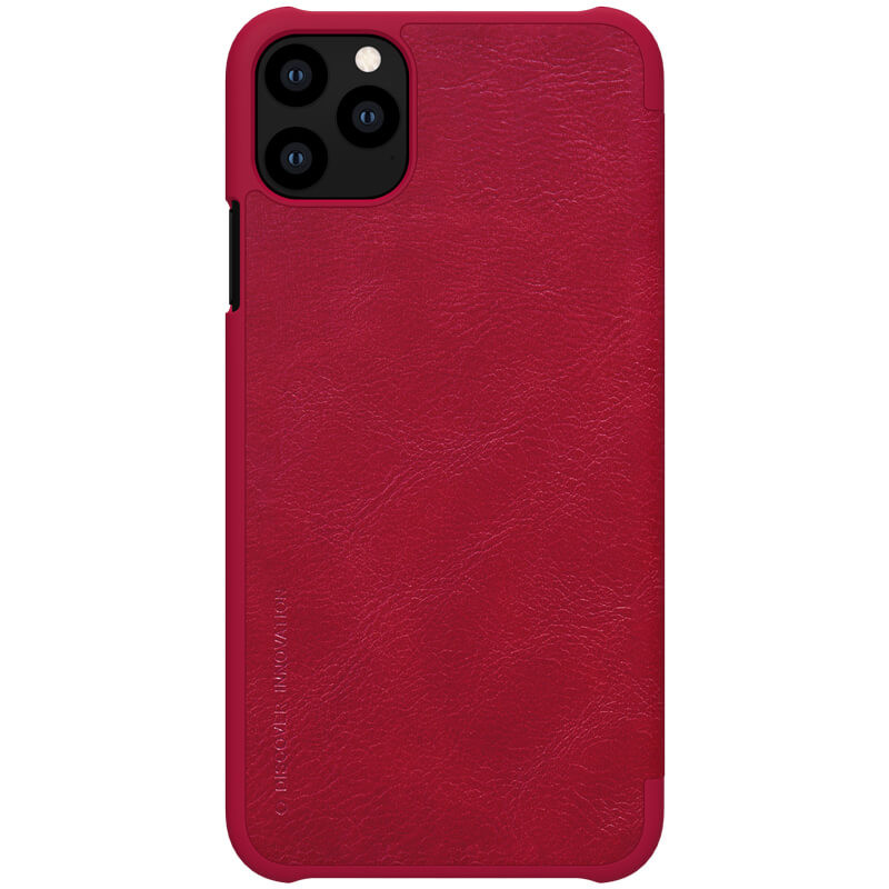 Фото Шкіряний чохол (книжка) Nillkin Qin Series на Apple iPhone 11 Pro (5.8") (Червоний) на vchehle.ua
