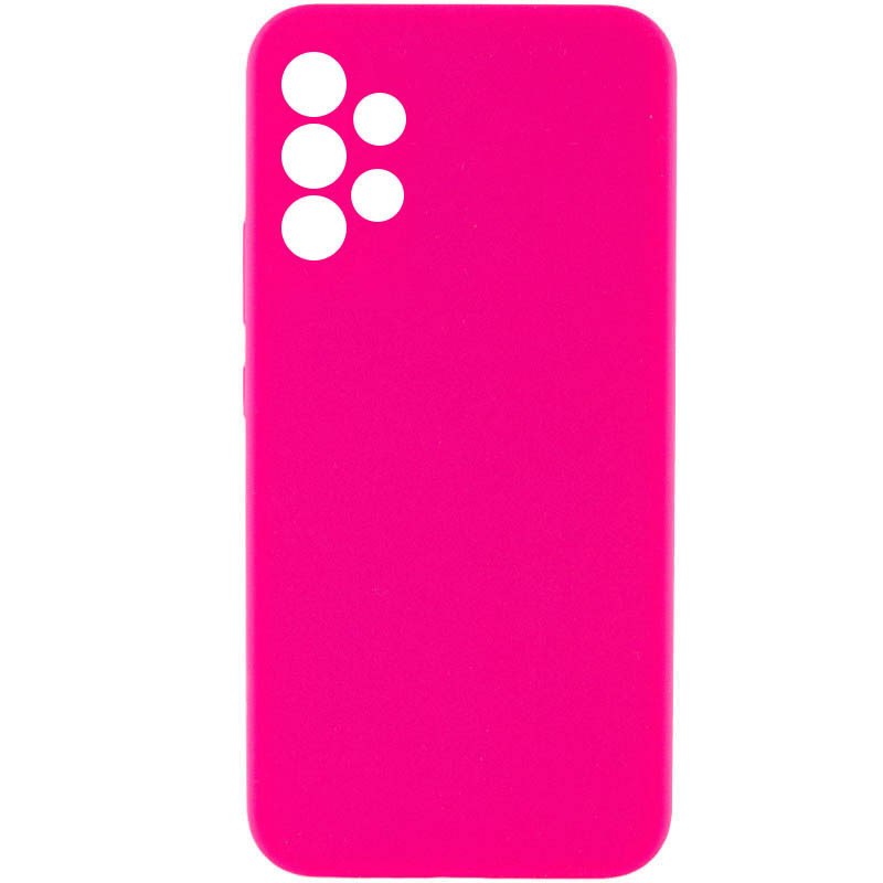 Чохол Silicone Cover Lakshmi Full Camera (AAA) на Samsung Galaxy A53 5G (Рожевий / Barbie pink)