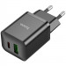 Фото СЗУ Hoco N28 Founder PD20W+QC3.0 (1USB-A/1C) (Black) в магазине vchehle.ua