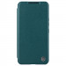 Кожаный чехол (книжка) Nillkin Qin Pro Plain Camshield для Samsung Galaxy S23+ (Зеленый)