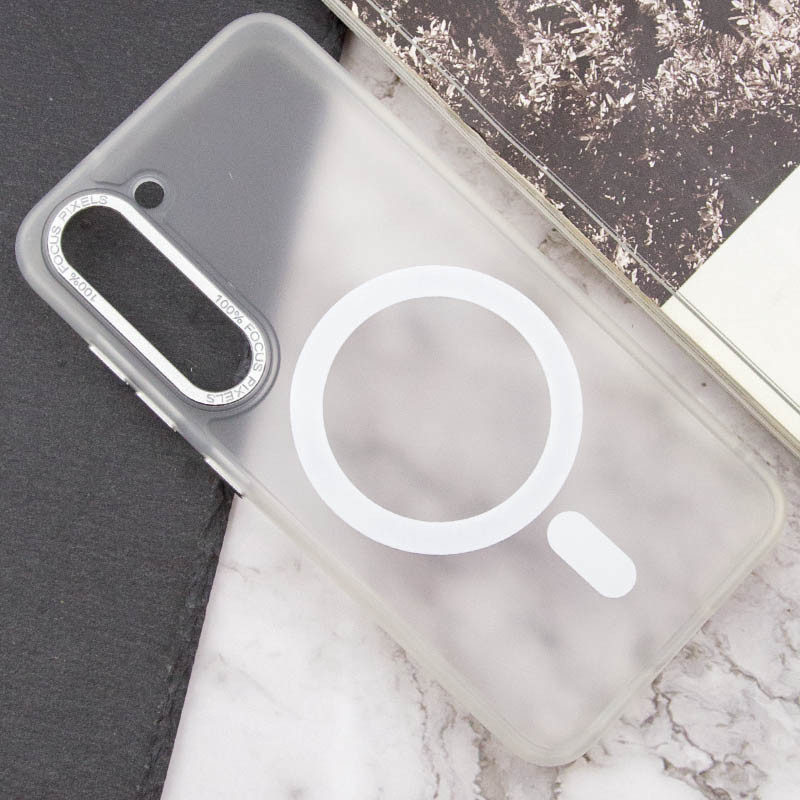 Купить Чехол TPU Lyon frosted with Magnetic Safe для Samsung Galaxy S23 (White) на vchehle.ua