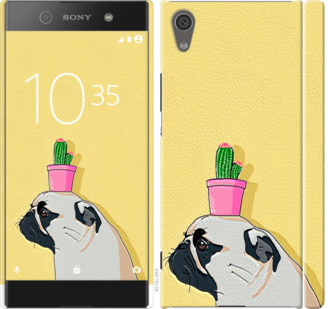 

Чехол Мопс с кактусом для Sony Xperia XA1 795608