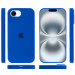 Фото Чехол Silicone Case Full Protective (AA) для Apple iPhone 16e (6.1") (Синий / Capri Blue) в магазине vchehle.ua