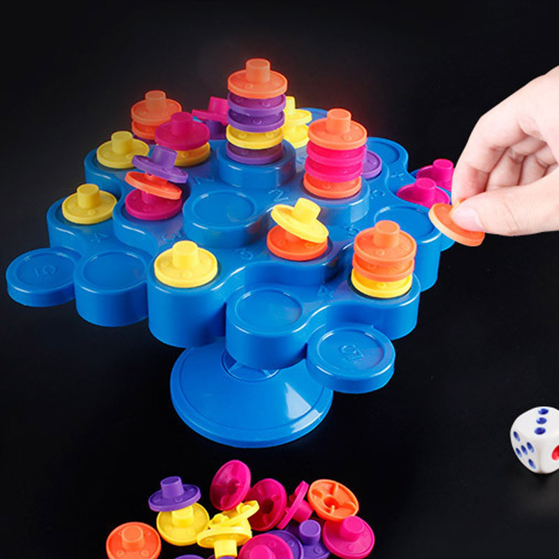 Фото Настольная интерактивная игра Ummi 707-30 Topple Tower Game (Blue) в магазине vchehle.ua
