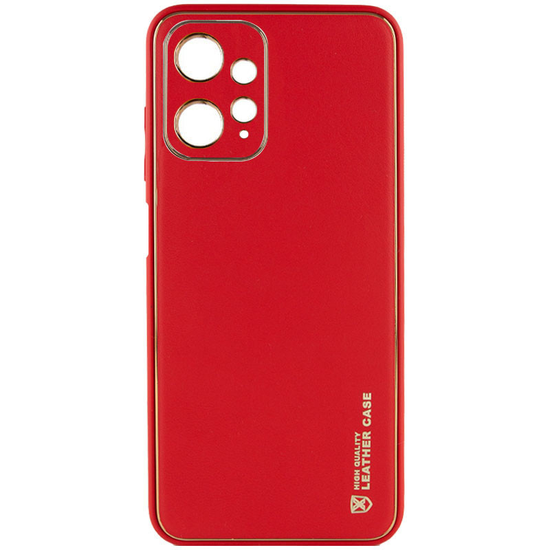 Шкіряний чохол Xshield на Xiaomi Redmi Note 12 4G (Червоний / Red)