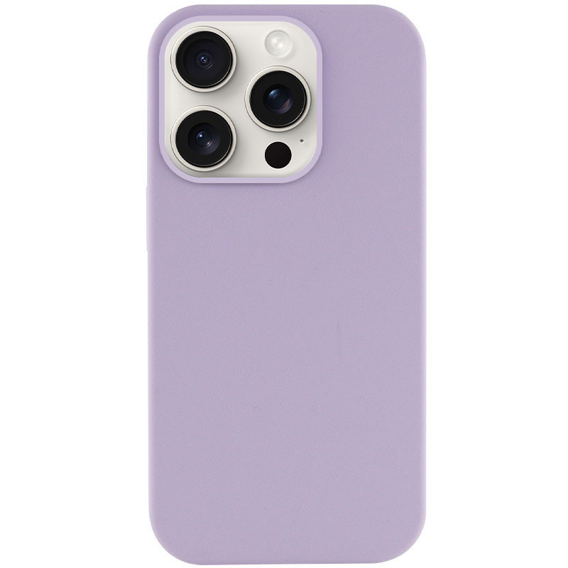 Чохол Silicone Case Full Protective (AA) NO LOGO на Apple iPhone 16 Pro Max (6.9") (Бузковий / Lilac)