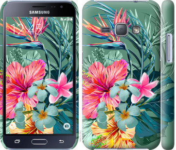 

Чехол Тропические цветы v1 для Samsung Galaxy J1 (2016) Duos J120H 844888