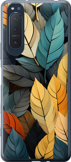 

Чохол Кольорове листя на Sony Xperia 5 II 1629508