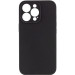 Чехол Silicone Case Full Camera Protective (AA) NO LOGO для Apple iPhone 14 Pro Max (6.7") (Черный / Black)