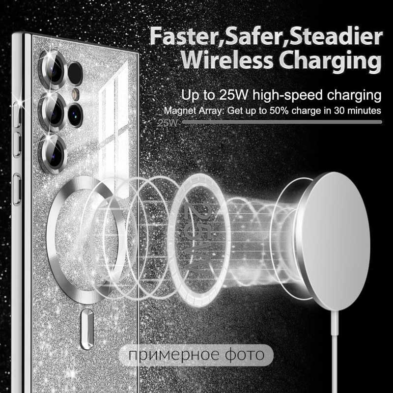 TPU чохол Delight case with Magnetic Safe з захисними лінзами на камеру на Samsung Galaxy S21 (Сірий / Gray) в магазині vchehle.ua