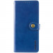 Кожаный чехол-книжка GETMAN Gallant (PU) для ZTE Blade A75 4G (Синий)