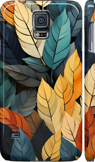 

Чохол Кольорове листя на Samsung Galaxy S5 Duos SM G900FD 1629629