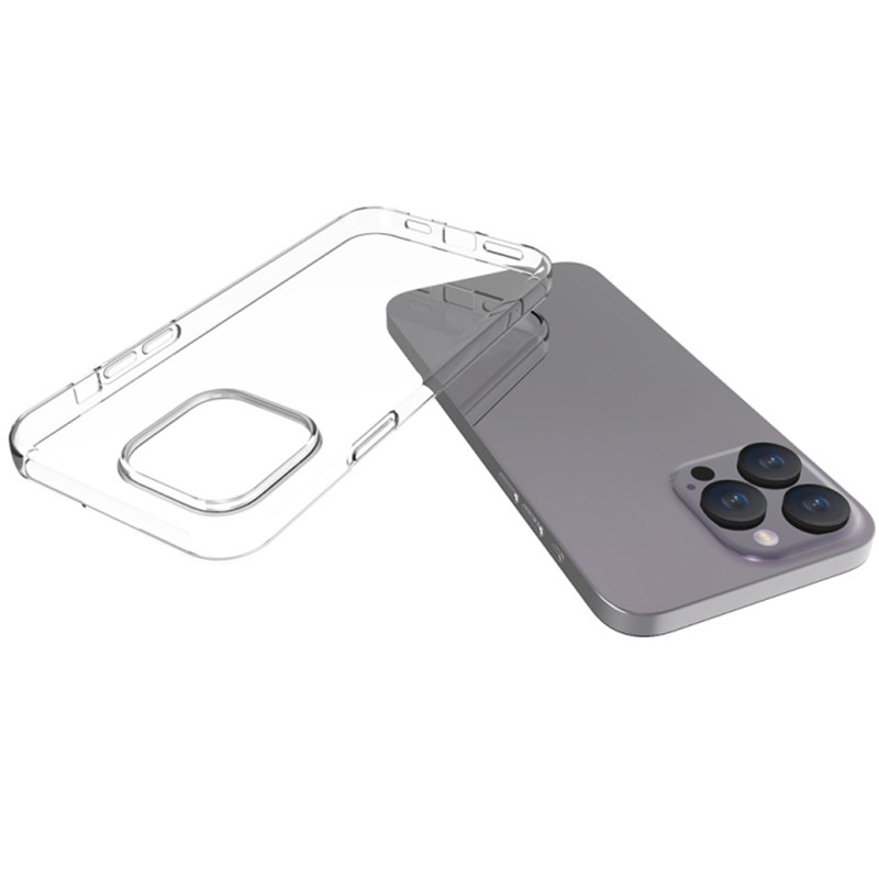 Фото TPU чохол Epic Transparent 1,5mm на Apple iPhone 15 Pro (6.1") (Прозорий (прозорий)) в маназині vchehle.ua