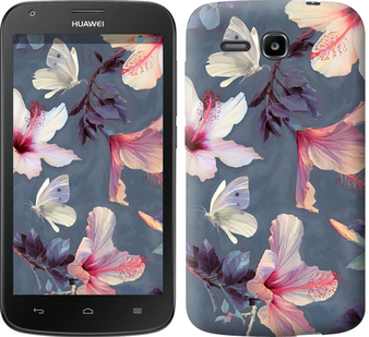 

Чехол Нарисованные цветы для Huawei Ascend Y600 596420
