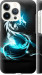 Чехол Бело-голубой огненный дракон для iPhone 13 Pro